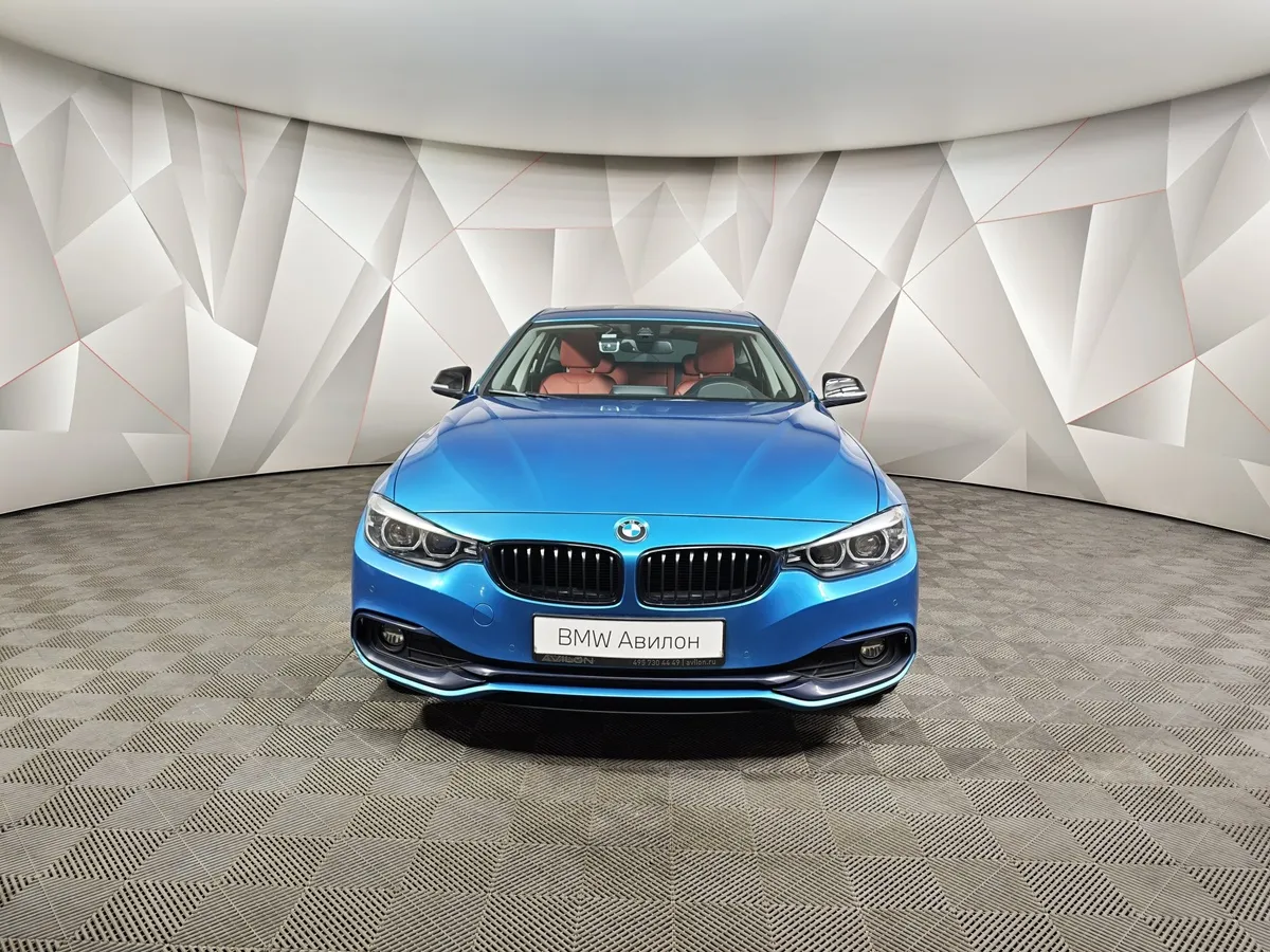 BMW 4 серия 420d xDrive AT (190 л.с.) Luxury Line Синий в АВИЛОН. Слайд №3