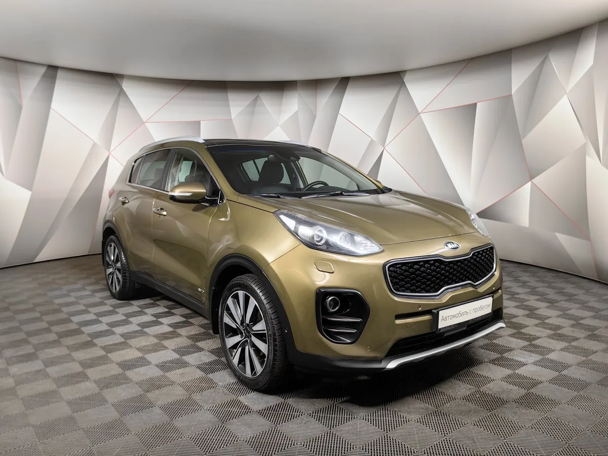 Kia Sportage 2.0 CRDi AT 4WD (185 л.с.) Premium Желтый в АВИЛОН. Слайд №3
