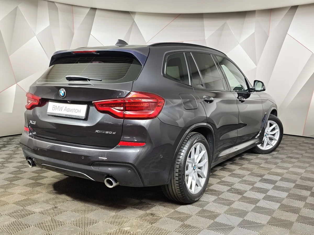 BMW X3 xDrive30d AT (249 л.с.) M Sport Серый в АВИЛОН. Слайд №2