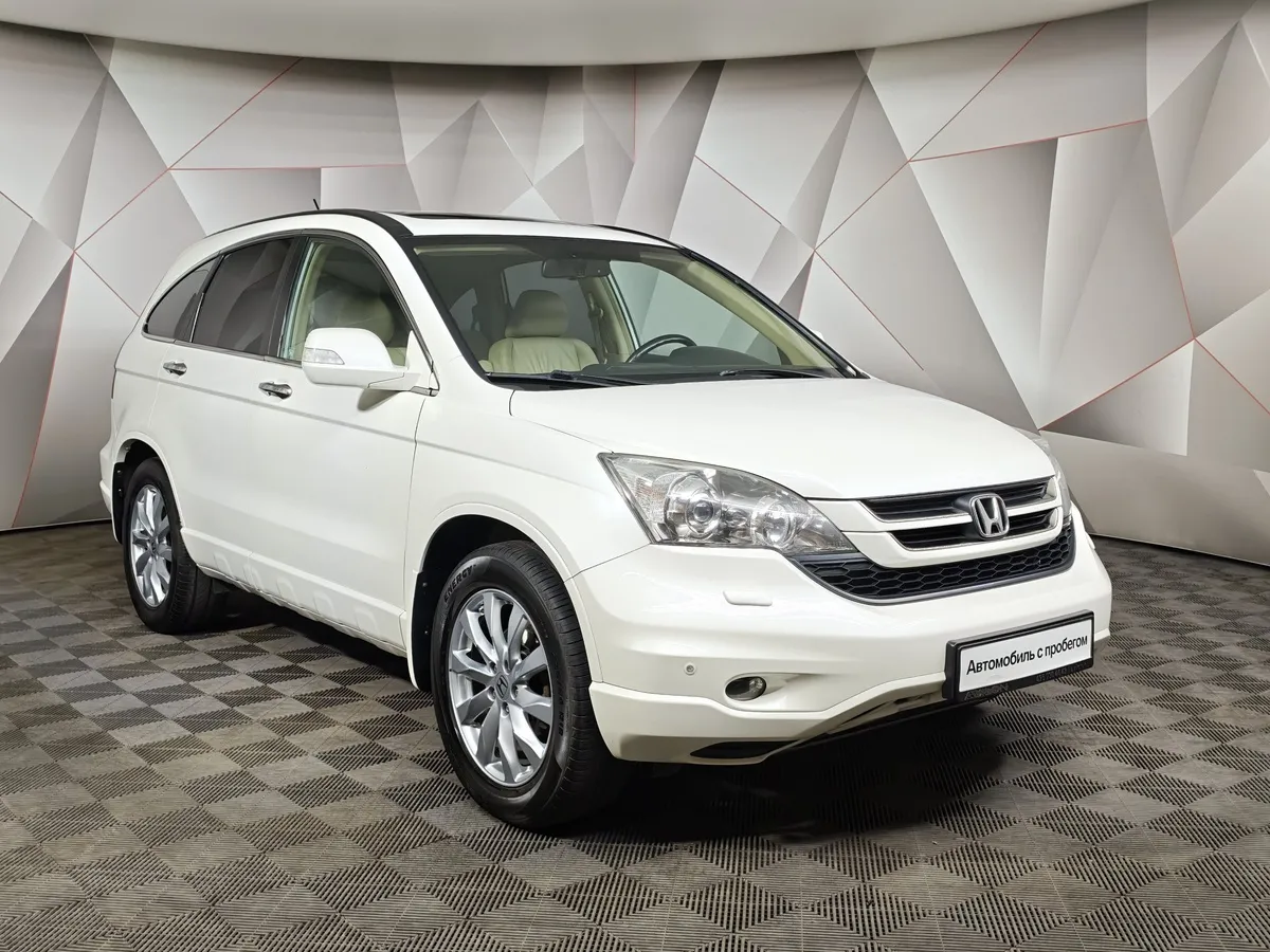 Honda CR-V 2.4 AT 4WD (166 л.с.) Белый в АВИЛОН. Слайд №3