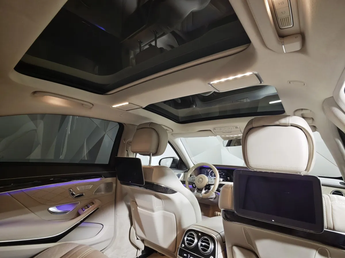 Mercedes-Benz S-Класс S 63 AMG 9G-Tronic 4Matic+ длинная база (612 л.с.) Черный в АВИЛОН. Слайд №27