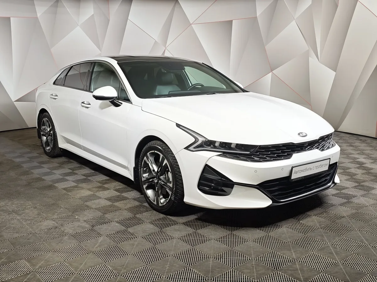 Kia K5 2.5 GDI AT 2WD (194 л.с.) GT Line Plus Белый в АВИЛОН. Слайд №3