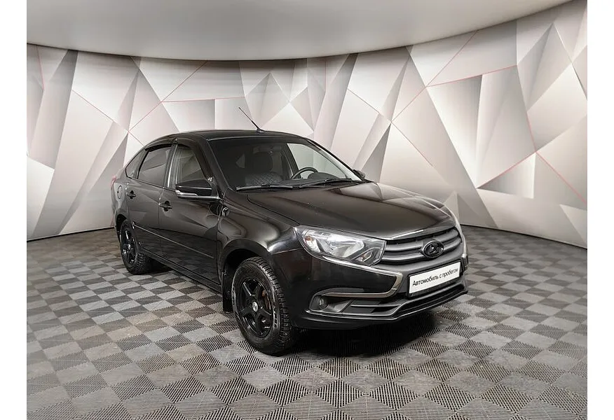 ВАЗ (Lada) Granta 1.6 MT (90 л.с.) Comfort Черный в АВИЛОН. Слайд №3