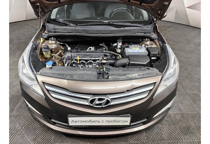 Hyundai Solaris 1.6 AT (123 л.с.) Active Plus Коричневый в АВИЛОН. Слайд №10