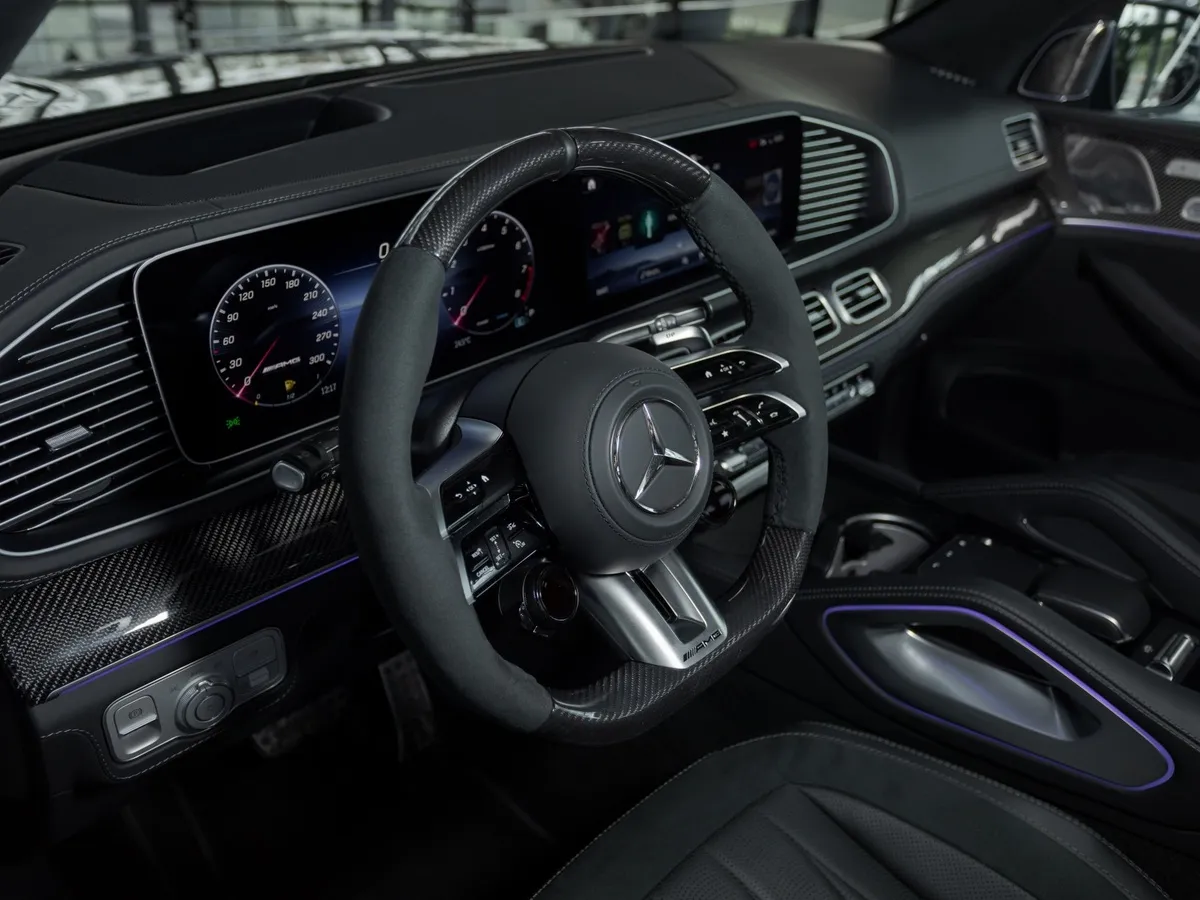 Mercedes-Benz GLS 63 4MATIC PLUS 9G-TRONIC (612 л.с.) Черный в АВИЛОН. Слайд №8