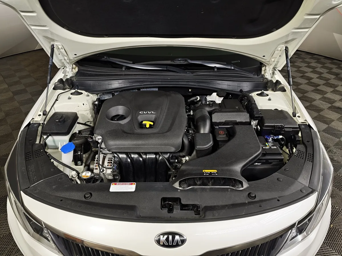 Kia Optima 2.0 MPI AT (150 л.с.) Белый в АВИЛОН. Слайд №11