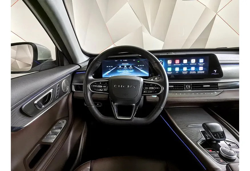 Chery Tiggo 8 Pro Hybrid 1.5T DHT 2WD (235 л.с.) Ultimate Белый в АВИЛОН. Слайд №19