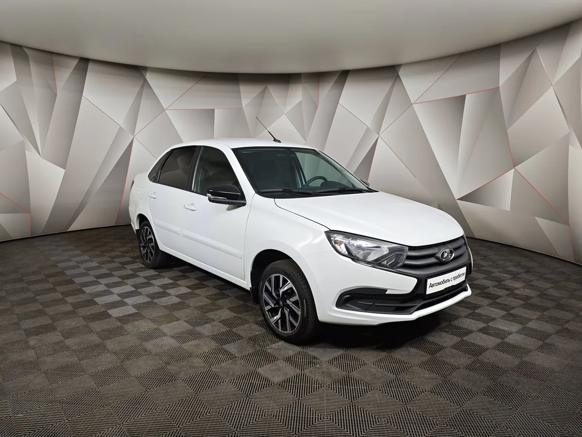 ВАЗ (Lada) Granta 1.6 MT 8кл (87 л.с.) Белый в АВИЛОН. Слайд №3