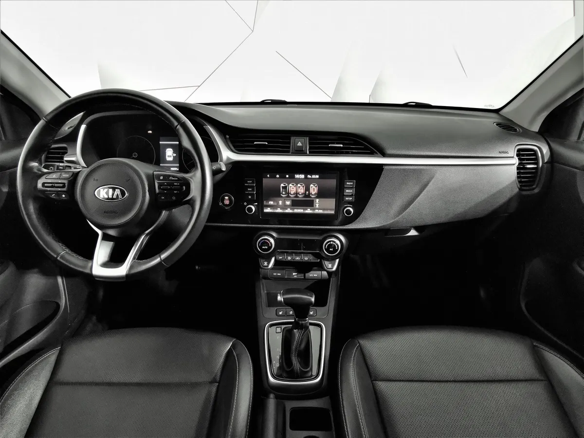 Kia Rio 1.6 AT (123 л.с.) Белый в АВИЛОН. Слайд №13