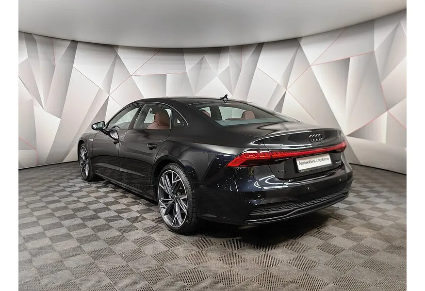 Audi A7 45 TFSI quattro S tronic (245 л.с.) S-line Black Samurai Черный в АВИЛОН. Слайд №4