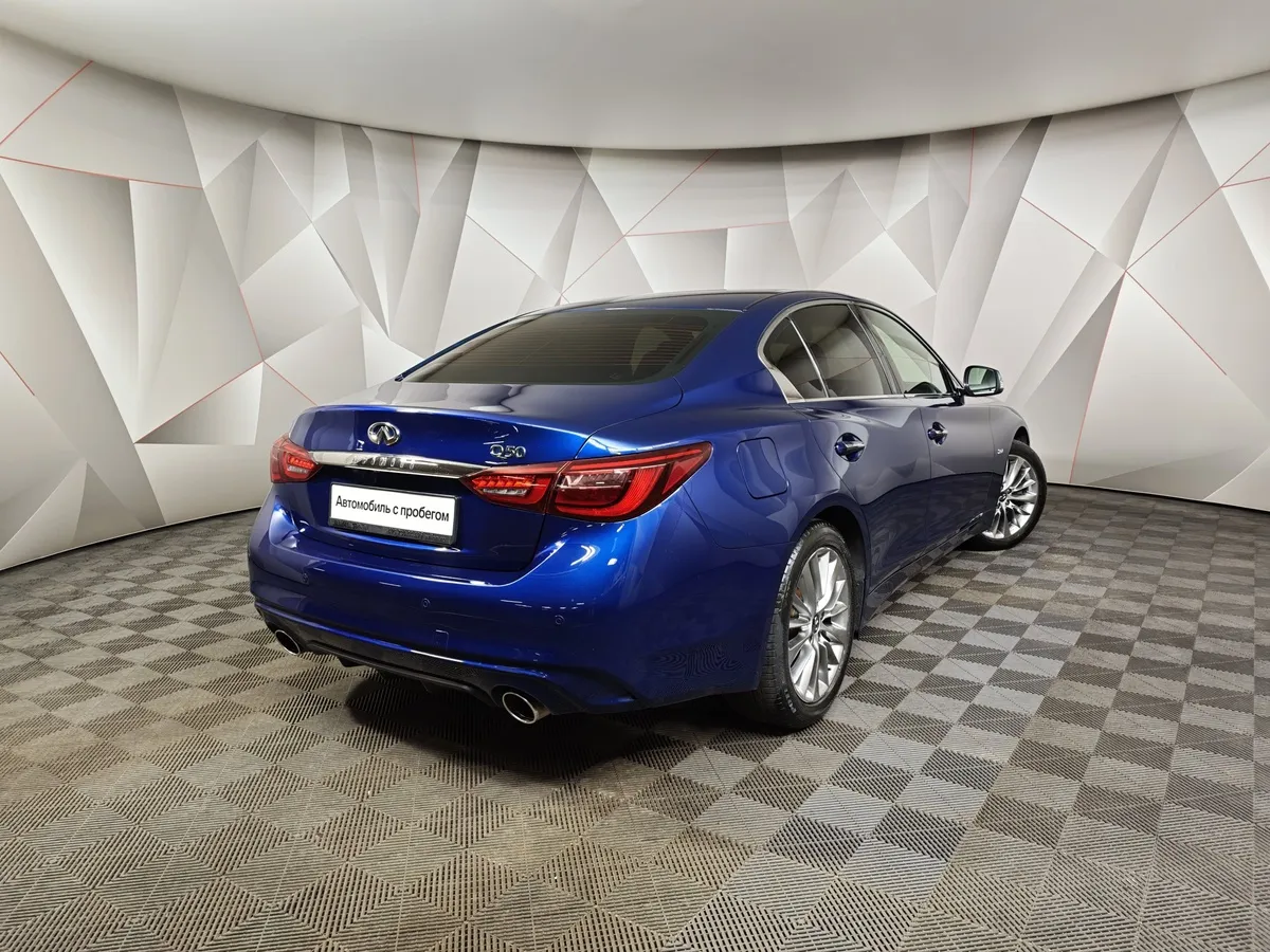 Infiniti Q50 2.0 T AT (211 л.с.) Синий в АВИЛОН. Слайд №2