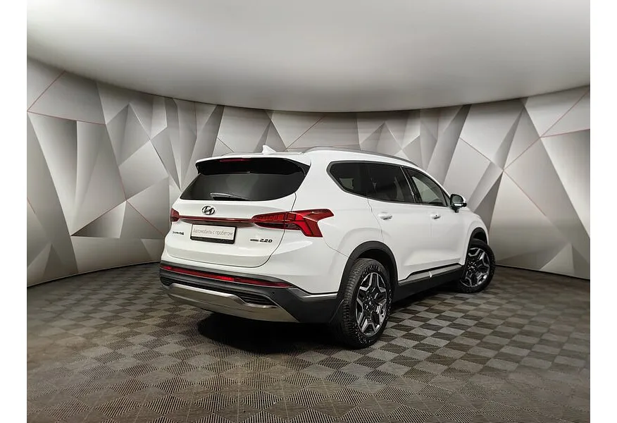 Hyundai Santa Fe 2.2 CRDi AWD 8AT (200 л.с.) High-Tech Белый в АВИЛОН. Слайд №2