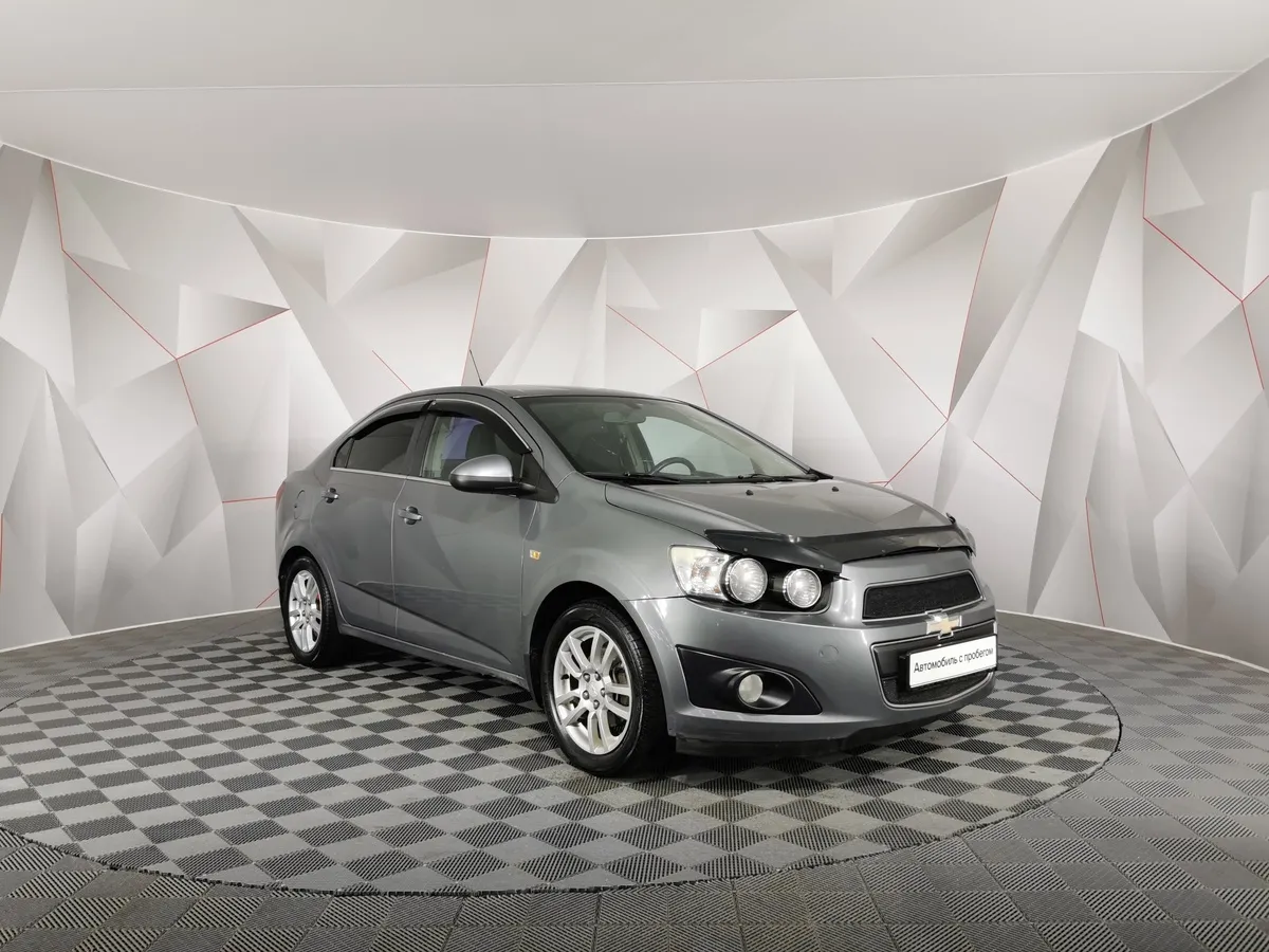 Chevrolet Aveo 1.6 AT (115 л.с.) Серый в АВИЛОН. Слайд №3