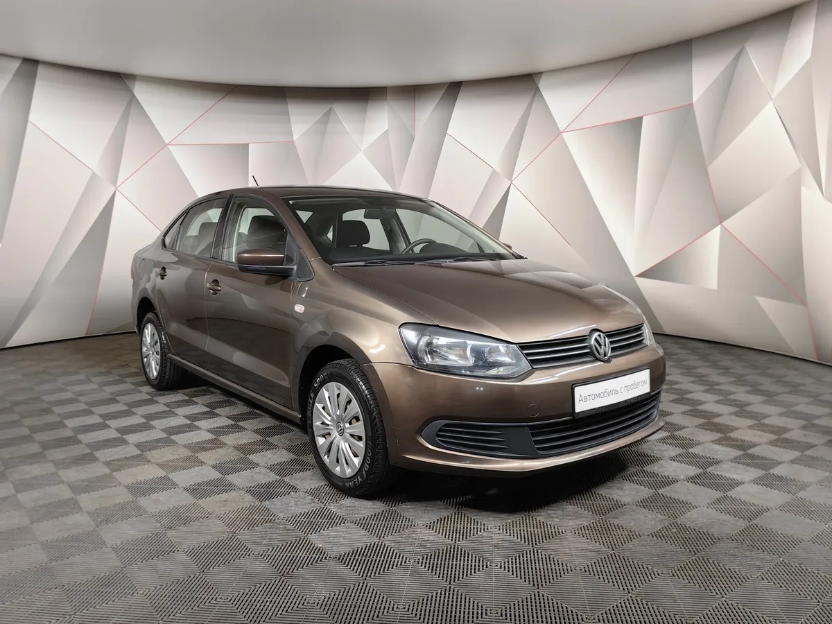 Volkswagen Polo 1.6 Tiptronic (105 л.с.) Comfortline Коричневый в АВИЛОН. Слайд №3