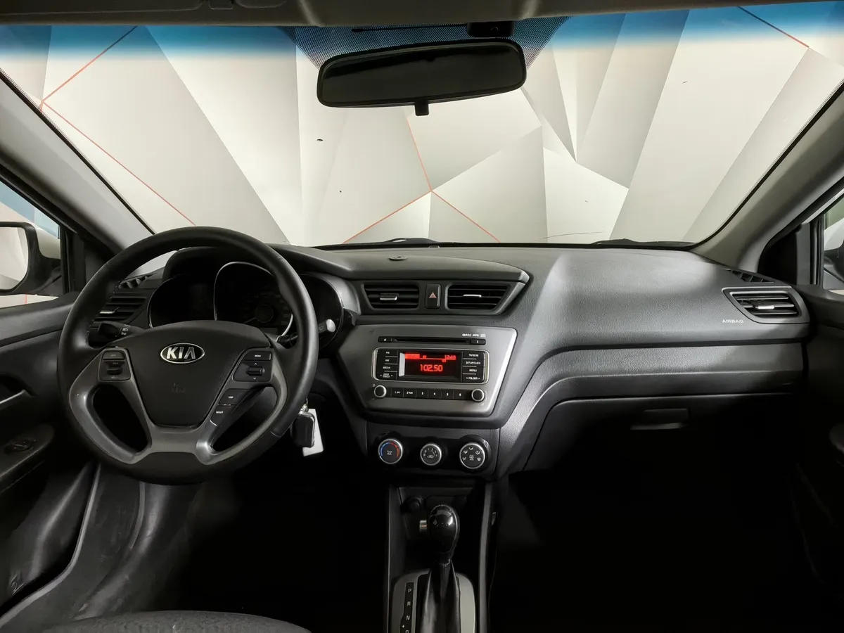 Kia Rio 1.6 AT (123 л.с.) Белый в АВИЛОН. Слайд №13