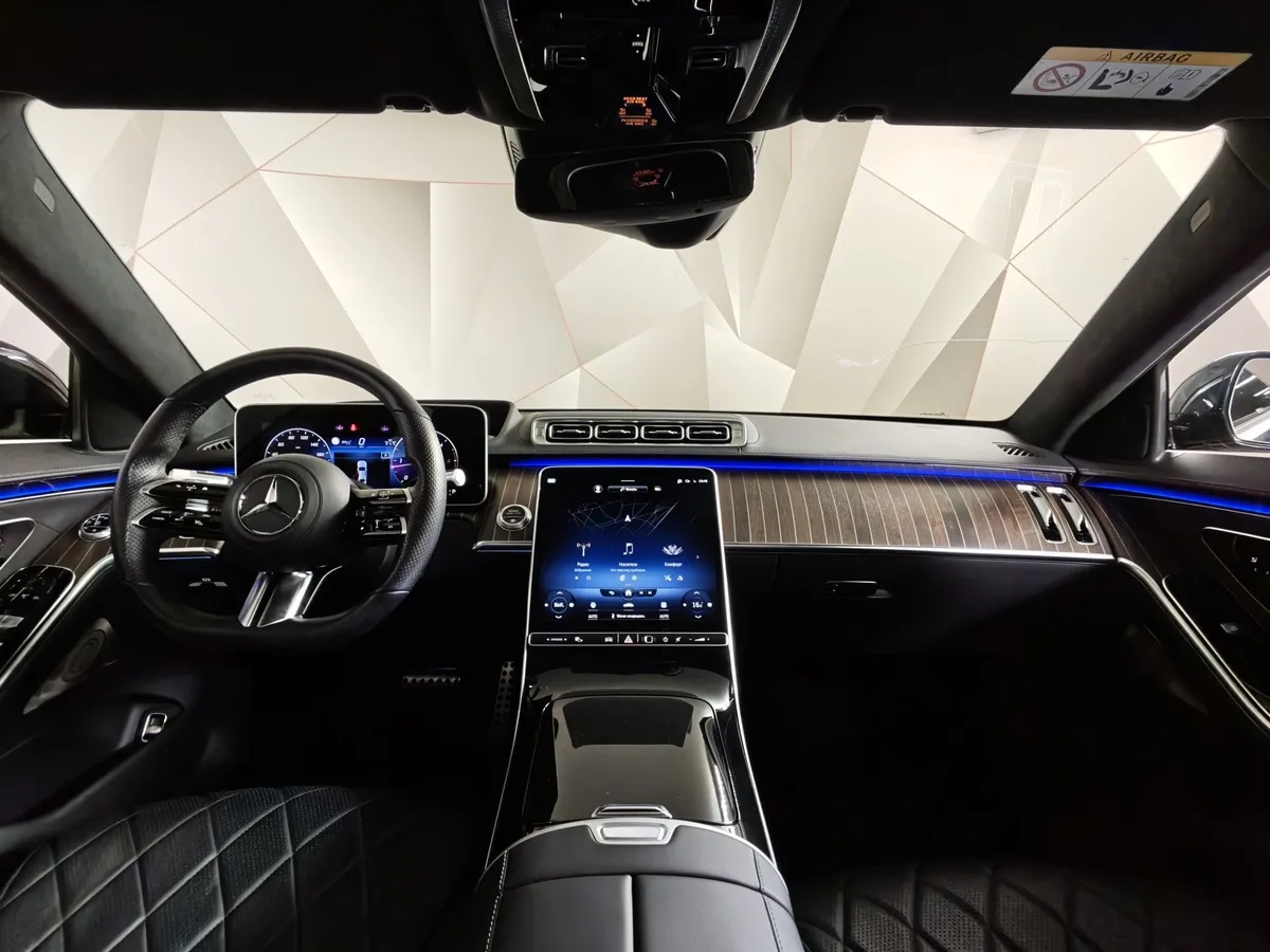Mercedes-Benz S-Класс S 350 d 9G-Tronic 4Matic (313 л.с.) Черный в АВИЛОН. Слайд №14