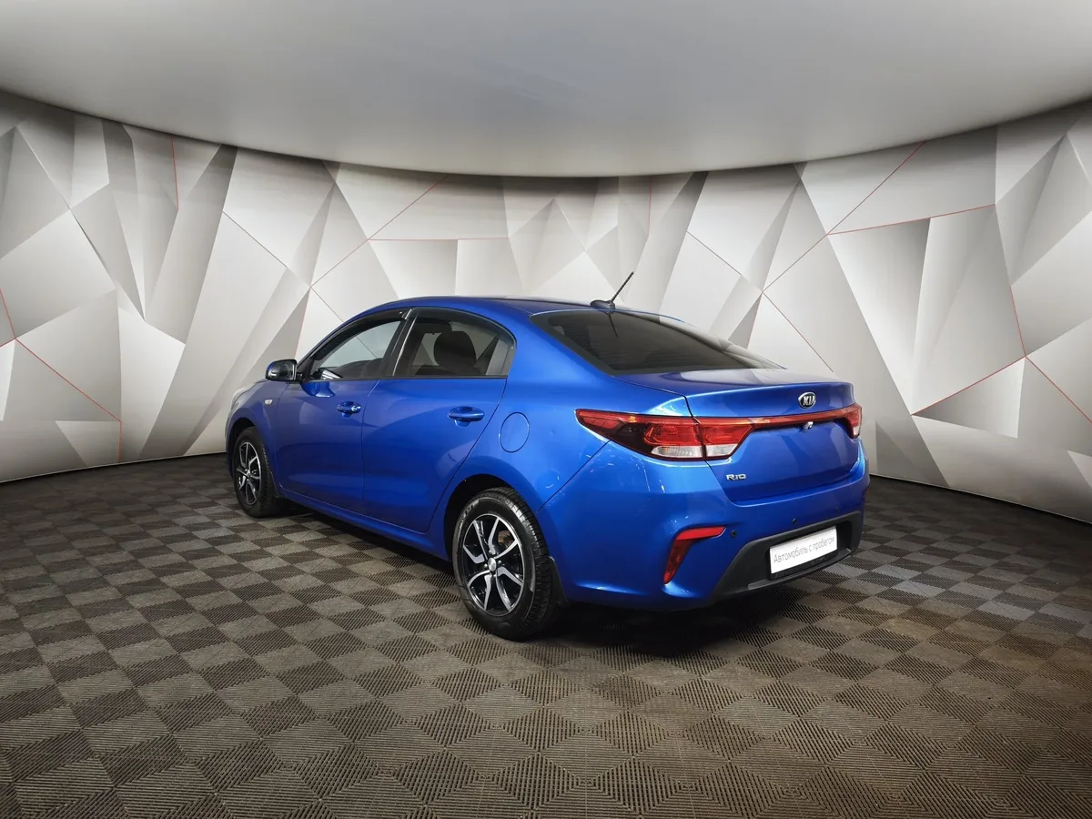 Kia Rio 1.6 AT (123 л.с.) Luxe Синий в АВИЛОН. Слайд №4