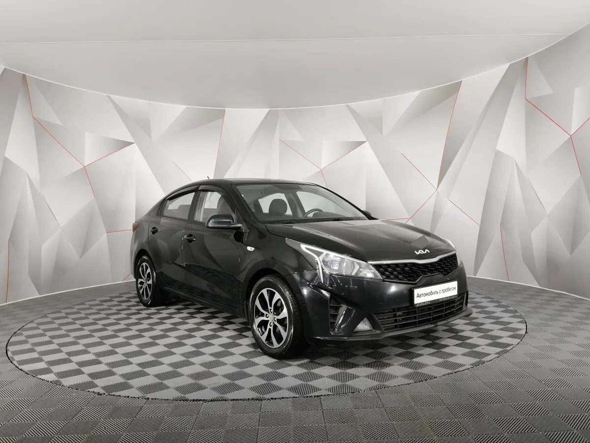 Kia Rio X 1.6 AT (123 л.с.) Luxe Черный в АВИЛОН. Слайд №3