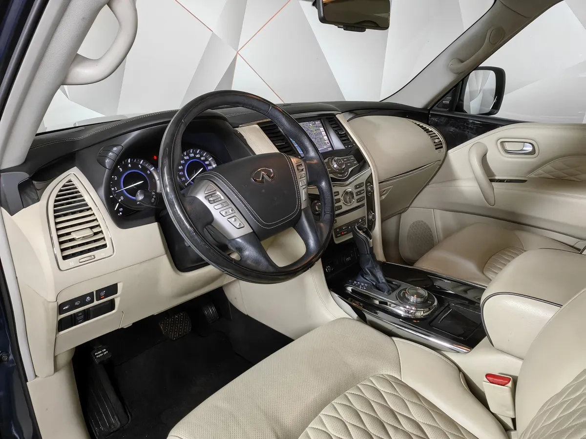 Infiniti QX80 5.6 АТ AWD (405 л.с.) Синий в АВИЛОН. Слайд №18
