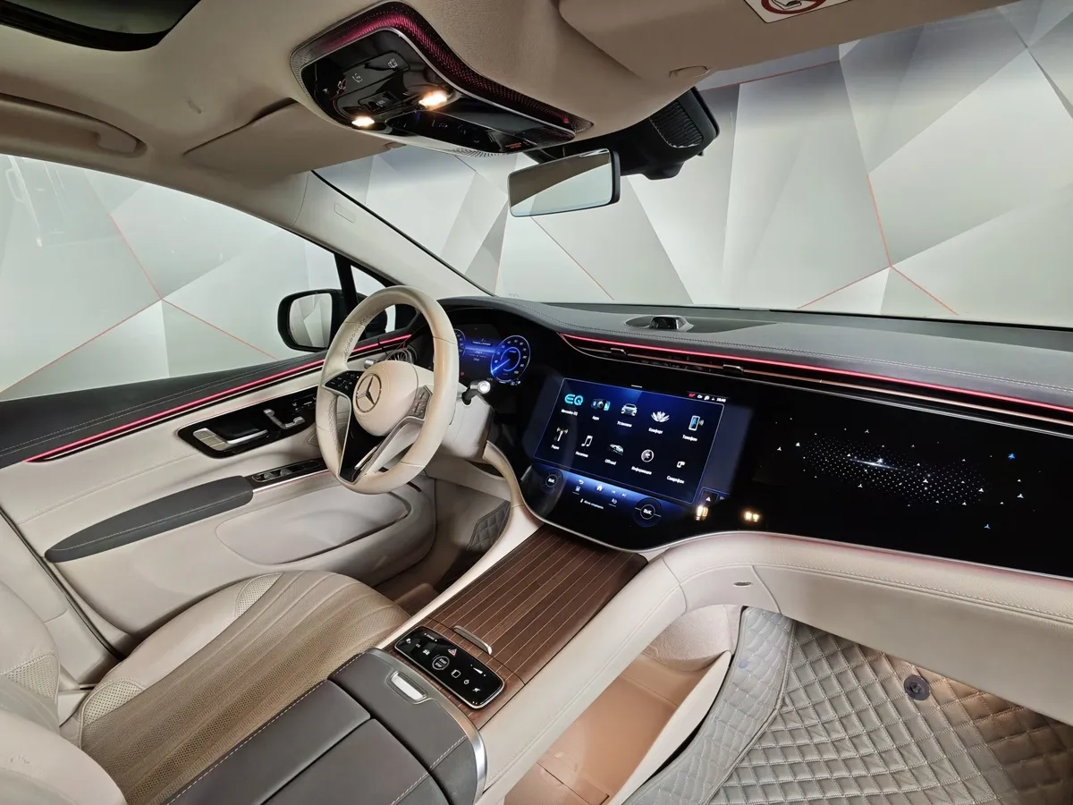 Mercedes-Benz EQS 450 4Matic (360 л.с.) Серый в АВИЛОН. Слайд №13