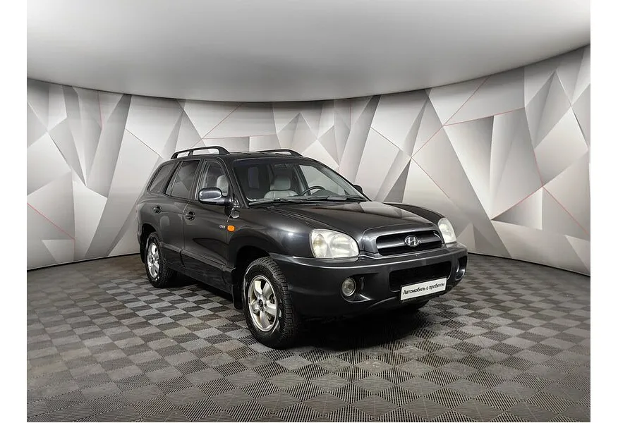 Hyundai Santa Fe 2.0 CRDi AT 4WD (112 л.с.) Черный в АВИЛОН. Слайд №3