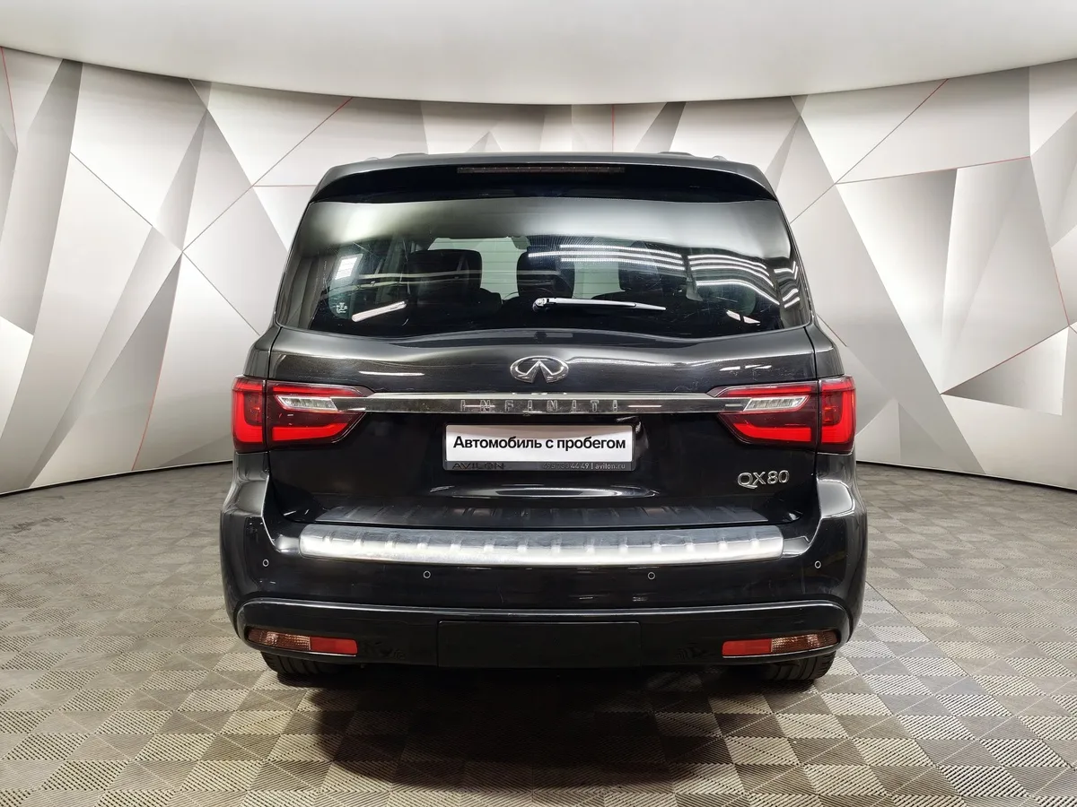 Infiniti QX80 5.6 АТ AWD (405 л.с.) Черный в АВИЛОН. Слайд №8