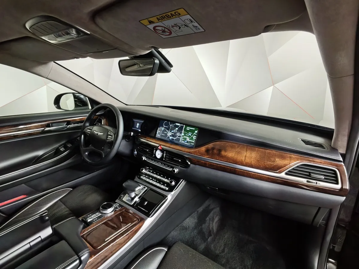 Genesis G90 3.3 T-GDI AT AWD (5 мест) (370 л.с.) Elite Черный в АВИЛОН. Слайд №12