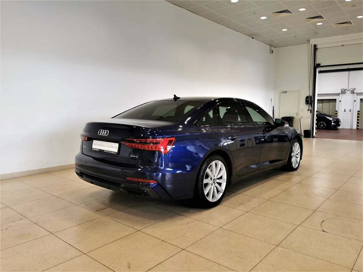 Audi A6 2.0 TFSI S tronic quattro (249 л.с.) Синий в АВИЛОН. Слайд №2