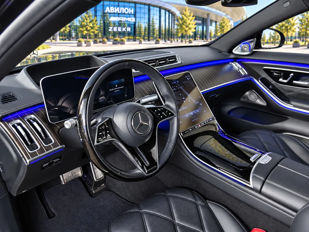 Mercedes-Benz S-Класс Maybach S 580 9G-Tronic 4Matic (503 л.с.) Night Series Черный в АВИЛОН. Слайд №13