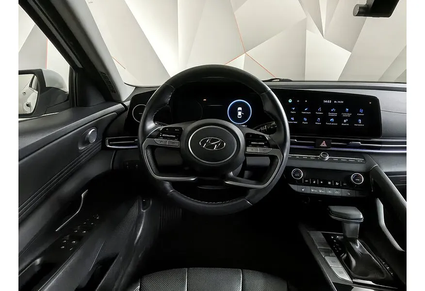 Hyundai Elantra 1.6 - 6AT (128 л.с.) Active Белый в АВИЛОН. Слайд №19