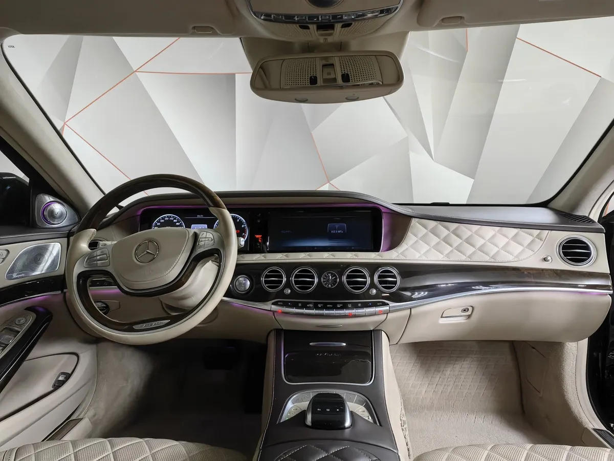 Mercedes-Benz S-Класс S 500 9G-Tronic Plus 4Matic (455 л.с.) Черный в АВИЛОН. Слайд №12