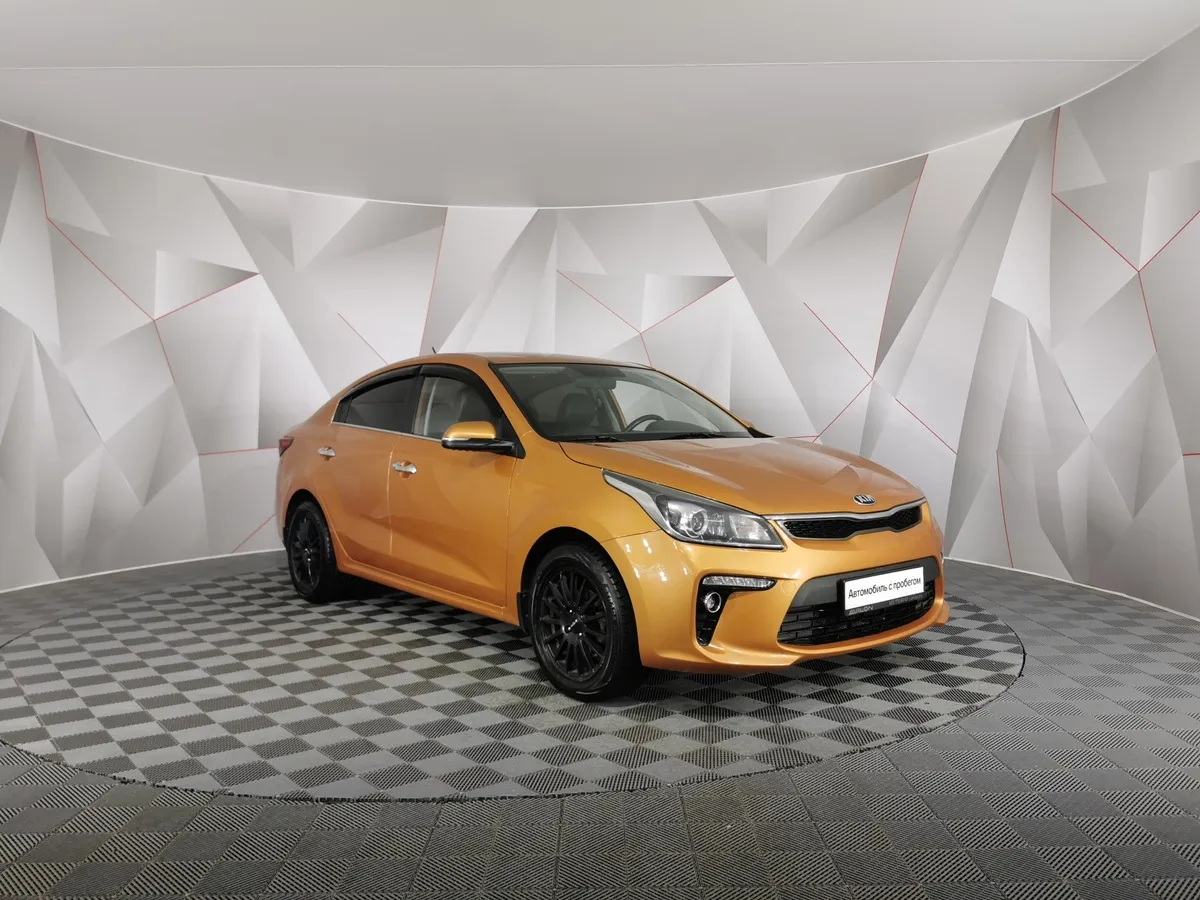 Kia Rio 1.6 AT (123 л.с.) Оранжевый в АВИЛОН. Слайд №3