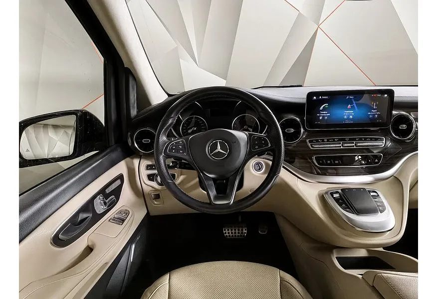Mercedes-Benz V-Класс V 250 d 9G-Tronic L2 4MATIC (190 л.с.) AMG Line Черный в АВИЛОН. Слайд №19