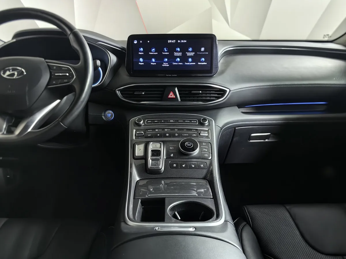 Hyundai Santa Fe 2.5 AWD 6AT (180 л.с.) Prestige Серый в АВИЛОН. Слайд №15