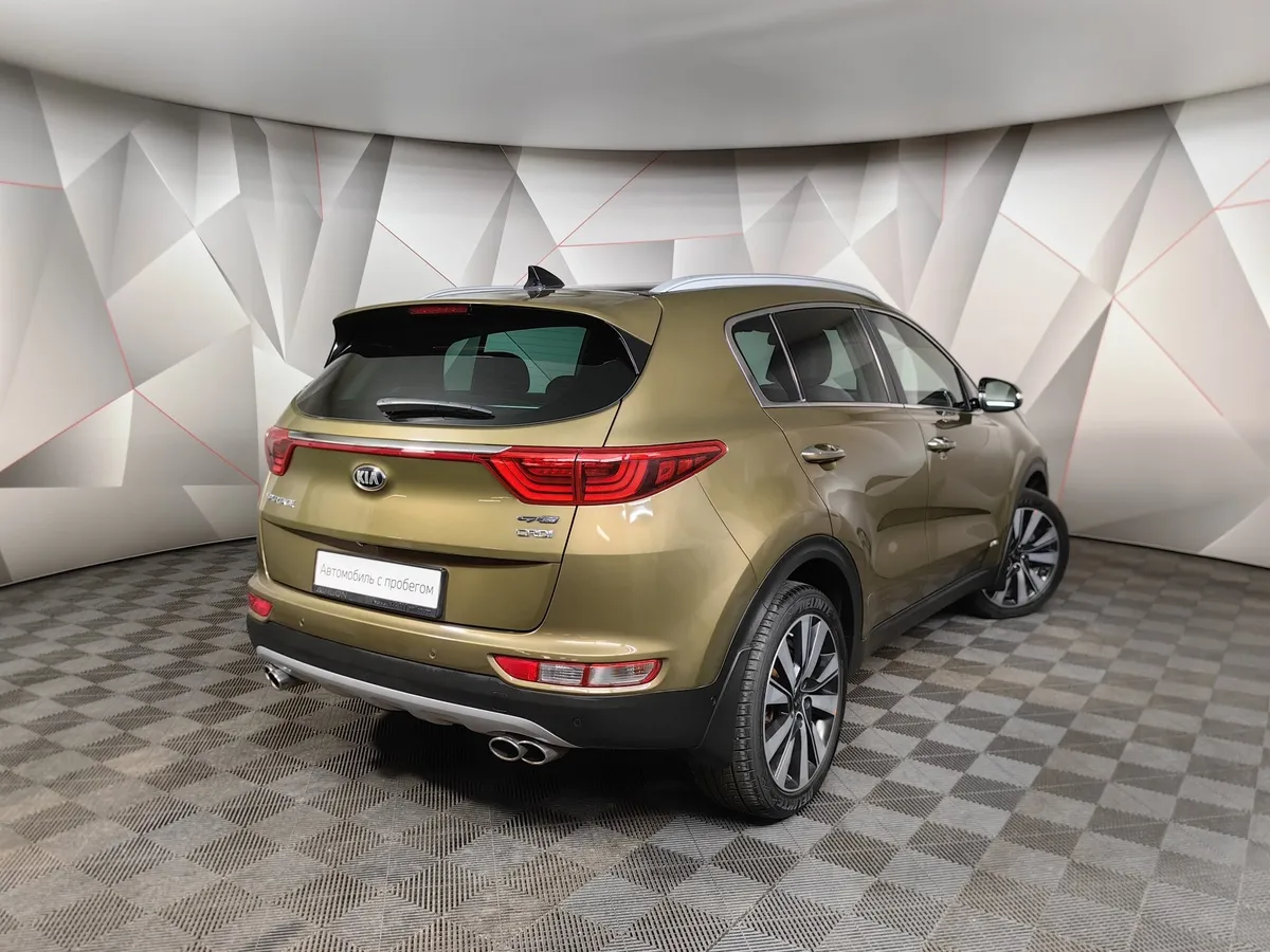 Kia Sportage 2.0 CRDi AT 4WD (185 л.с.) Premium Желтый в АВИЛОН. Слайд №2