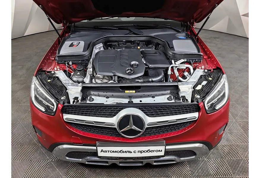 Mercedes-Benz GLC Купе 220 d 9G-TRONIC 4MATIC (194 л.с.) Premium Красный в АВИЛОН. Слайд №11