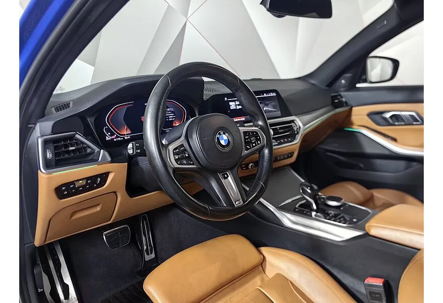 BMW 3 серия 320d xDrive (190 л.с.) M Sport Pro Синий в АВИЛОН. Слайд №12