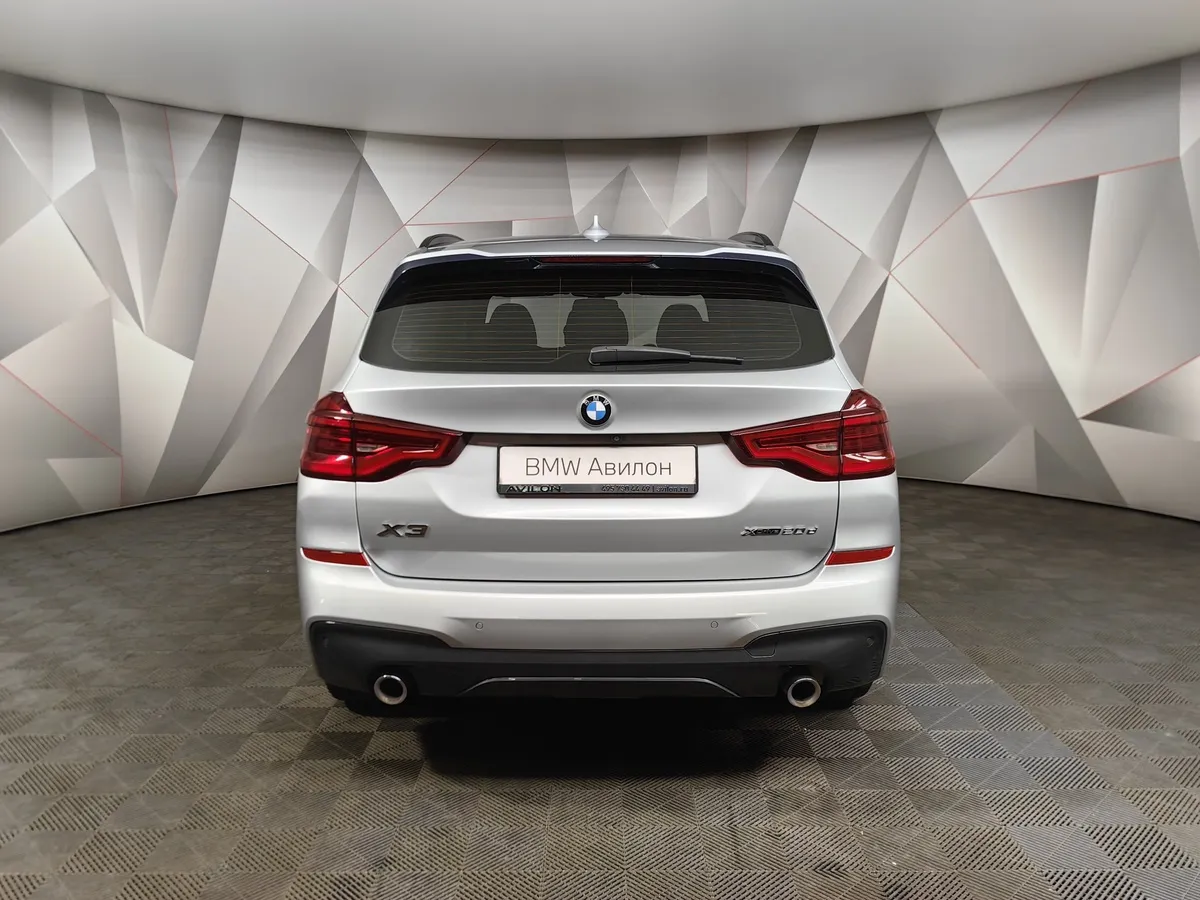 BMW X3 xDrive20d AT (190 л.с.) M Sport Серебристый в АВИЛОН. Слайд №4