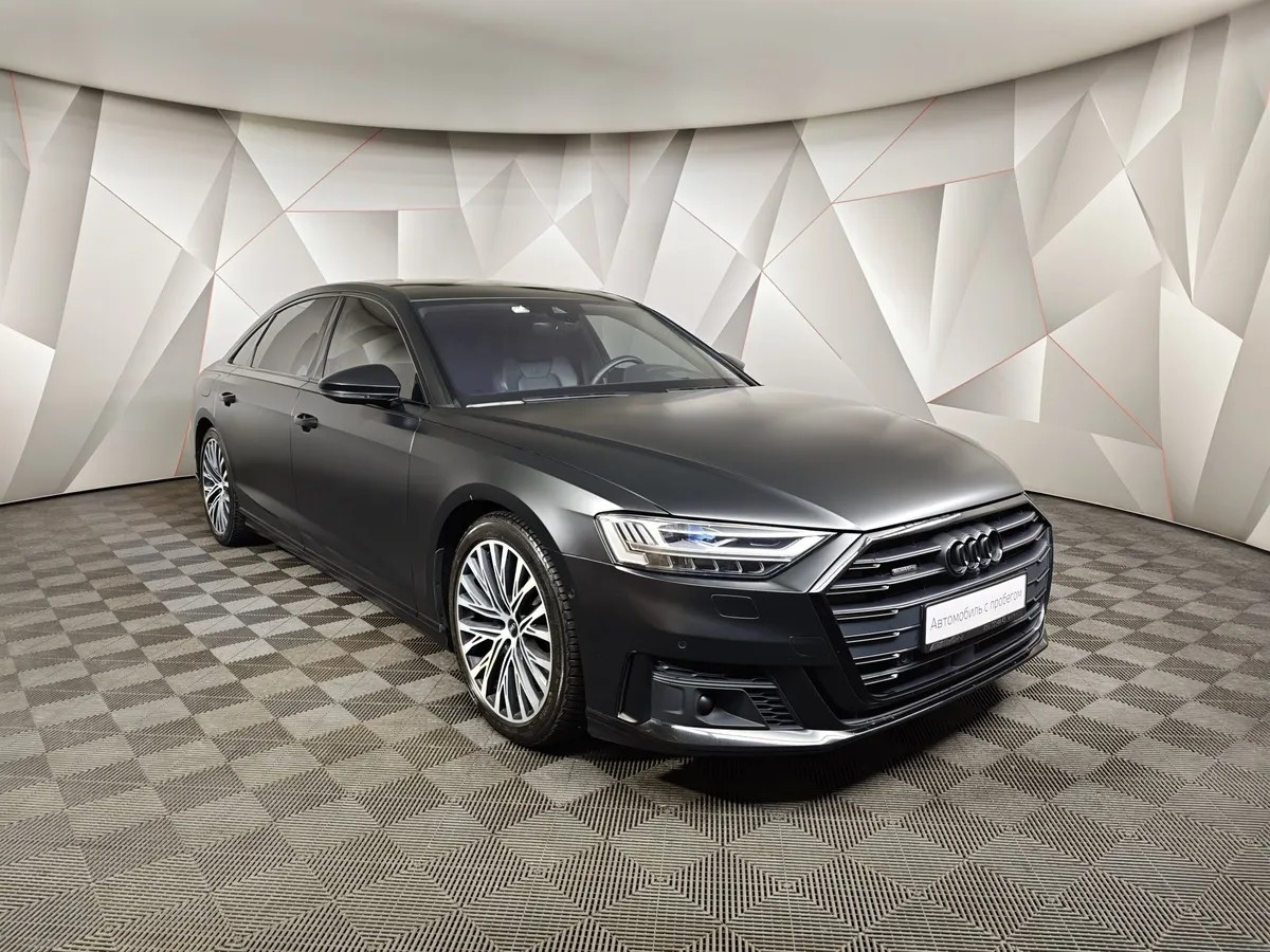 Audi A8 4.0 TFSI L tiptronic quattro (460 л.с.) Черный в АВИЛОН. Слайд №3