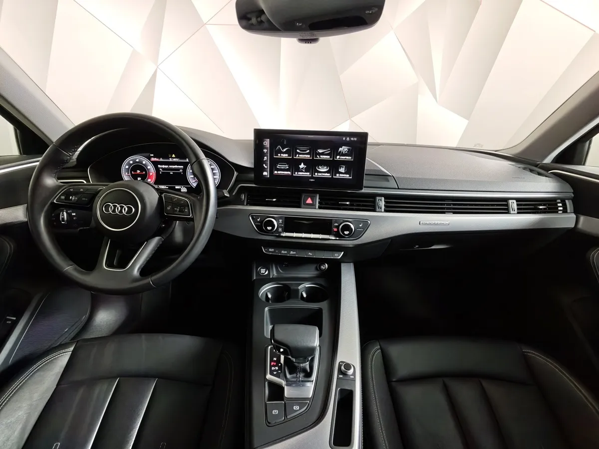 Audi A4 2.0 TFSI S tronic quattro (249 л.с.) Design Синий в АВИЛОН. Слайд №14