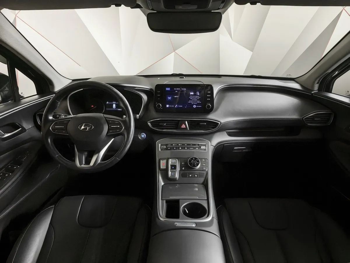 Hyundai Santa Fe 2.2 CRDi AWD 8AT (200 л.с.) Lifestyle Черный в АВИЛОН. Слайд №14