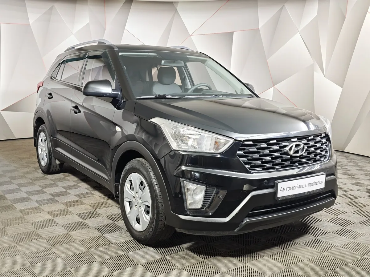 Hyundai Creta 1.6 AT (123 л.с.) Active + Light + Winter Черный в АВИЛОН. Слайд №3