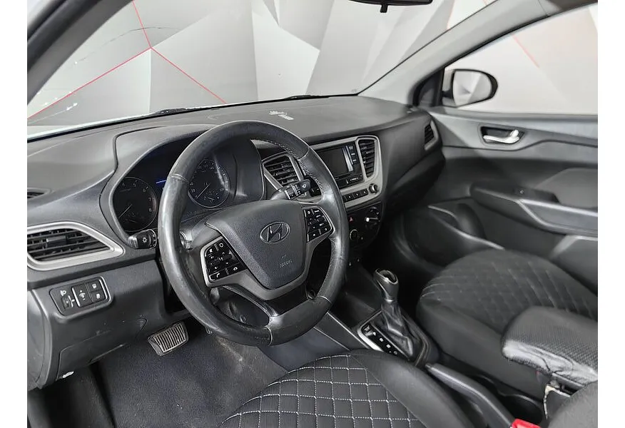 Hyundai Solaris 1.6 AT (123 л.с.) Active Plus Белый в АВИЛОН. Слайд №16