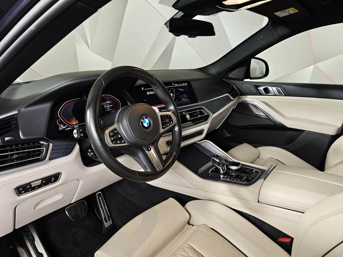 BMW X6 3.0 AT xDrive30d (249 л.с.) M Sport Pro Серый в АВИЛОН. Слайд №11