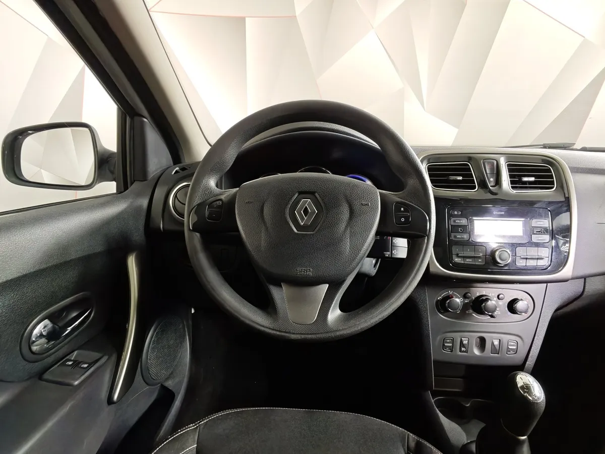 Renault Logan 1.6 MT (87 л.с.) Белый в АВИЛОН. Слайд №19