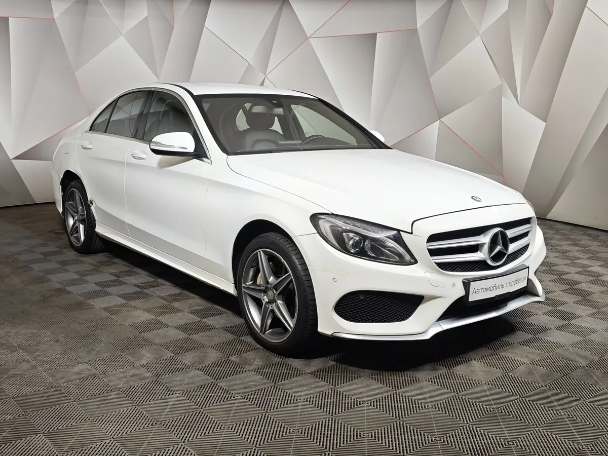 Mercedes-Benz C-Класс C 180 7G-Tronic Plus (150 л.с.) Белый в АВИЛОН. Слайд №3