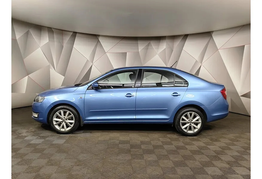 Skoda Rapid 1.6 AT (110 л.с.) Синий в АВИЛОН. Слайд №3