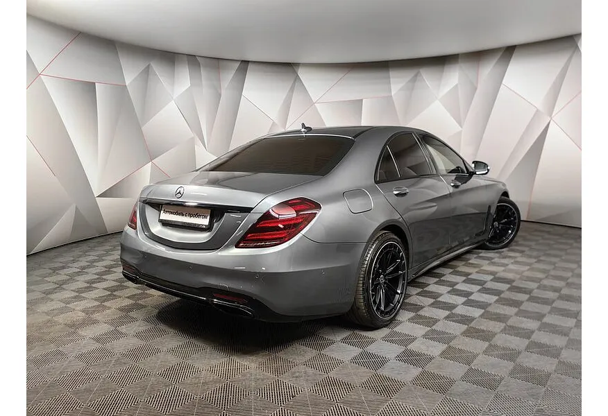 Mercedes-Benz S-Класс S 350 d 9G-Tronic 4Matic длинная база (249 л.с.) Серый в АВИЛОН. Слайд №2