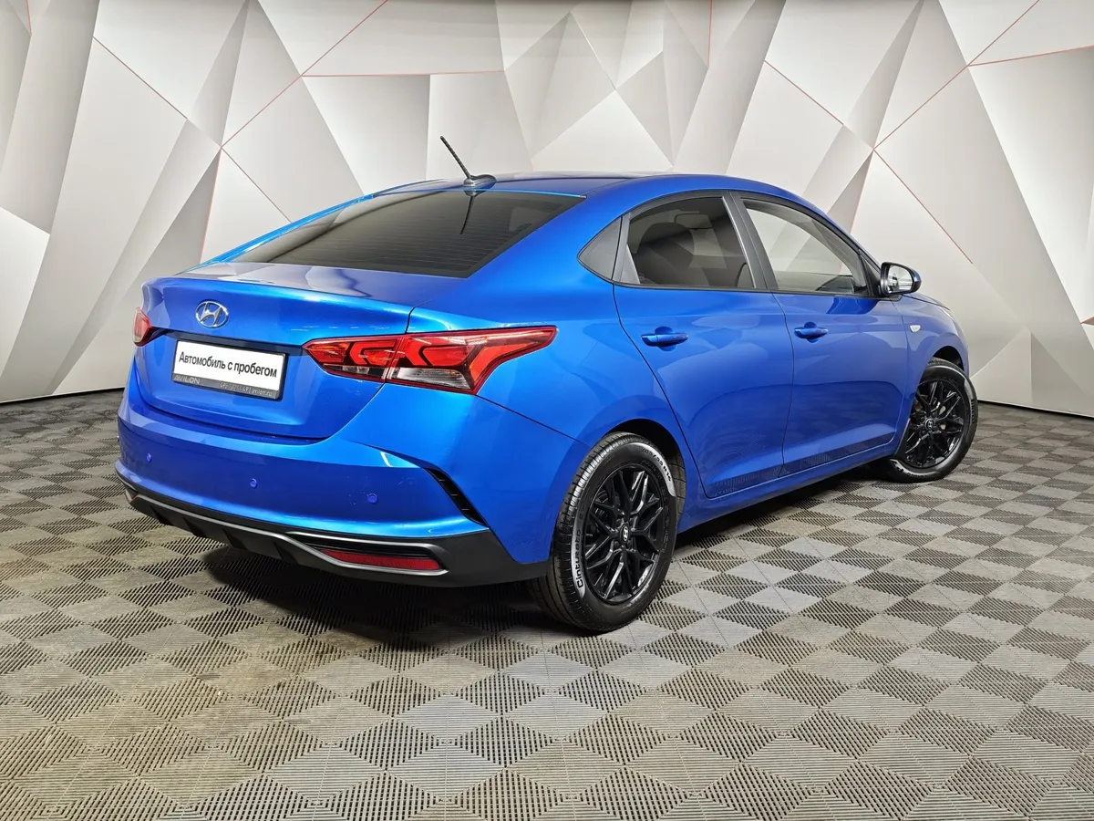Hyundai Solaris 1.6 MT (123 л.с.) Active Plus Синий в АВИЛОН. Слайд №2