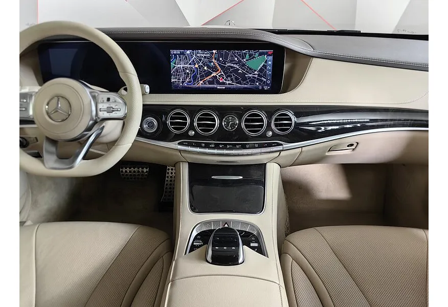 Mercedes-Benz S-Класс S 350 d 9G-Tronic 4Matic длинная база (249 л.с.) Черный в АВИЛОН. Слайд №15